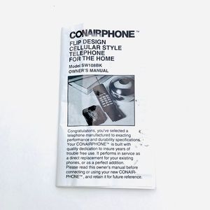Vintage Conair Phone Flyer